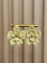 1321 Crochet flower earring