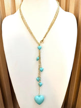 N1204 Primaveral heart necklace