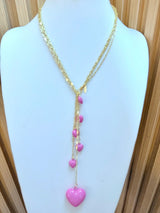 N1204 Primaveral heart necklace