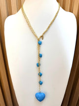 N1204 Primaveral heart necklace