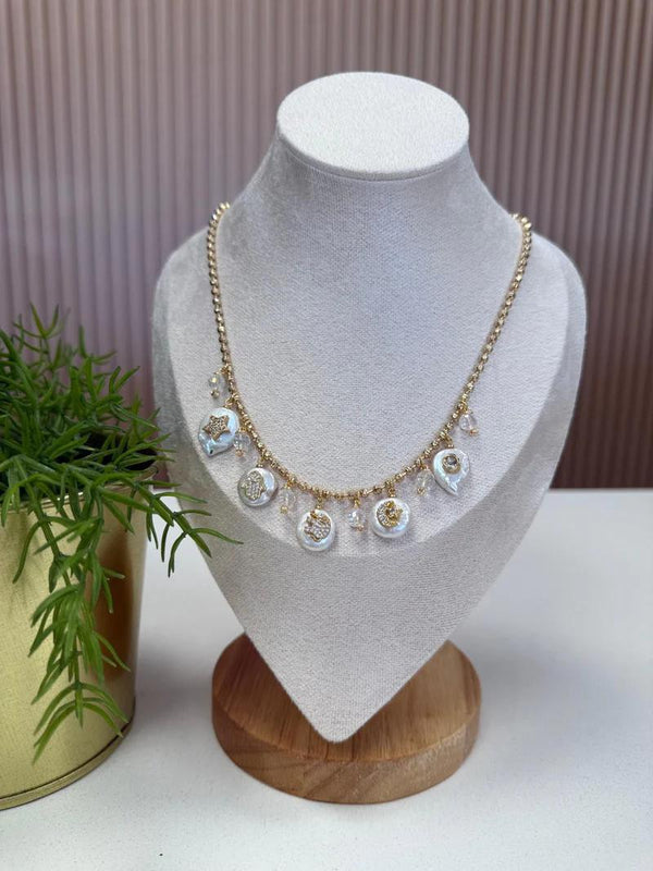 N1068 Madre perla necklace