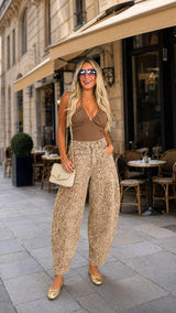 3205 V-neck drapped bodysuit
