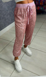 9958 Sequin jogger pants