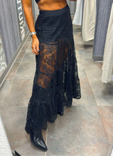 8785 Lace maxi skirt
