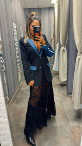 8785 Lace maxi skirt