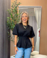 8070 Puff sleeve top