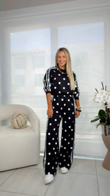 112 Polka dot sweater and pants set