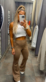 1675 High-Waist bootcut legging pants