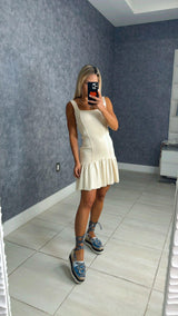 8194 Sleeveless mini dress