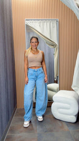 3224 Ribbed basic top