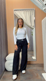2031 Elastic waist dressy pants