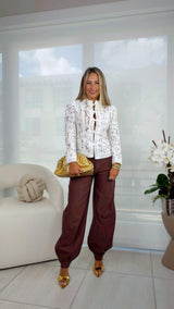 1079 Barrel jogger dressy pants