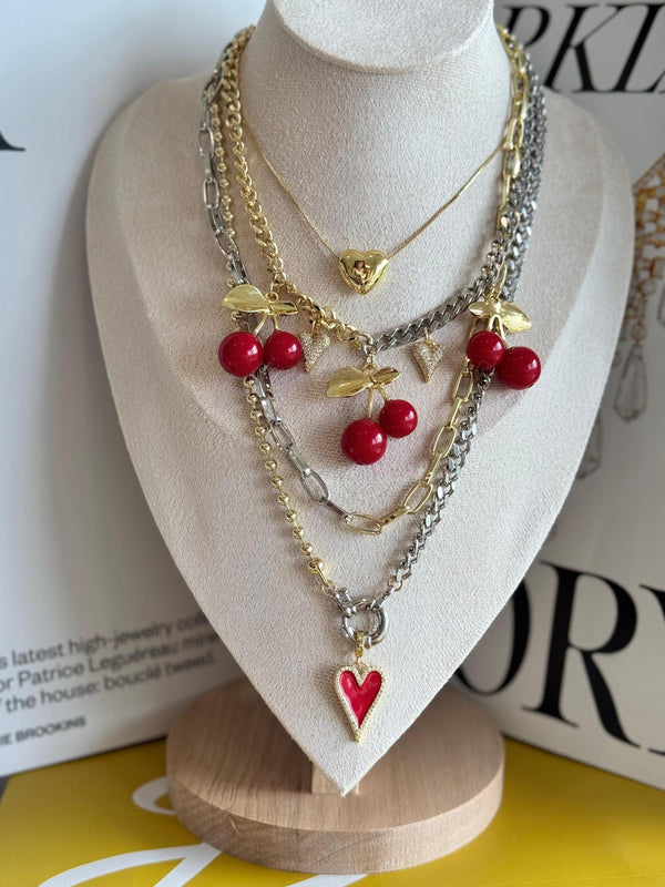 DL01 Cherry Valentine necklace