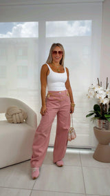 1030 High waist barrel pants