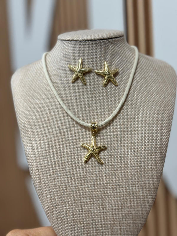 DL28 Ivory estrella de mar set