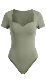 1222 Double layer Short sleeve bodysuit