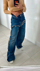 3465 Fashion blue jeans with pockets
