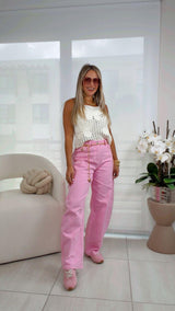 6026 Stretchy bubble jeans pants