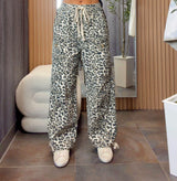 2675 Leopard relaxed fit pull-on pants