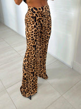 1223 Animal brushed pants