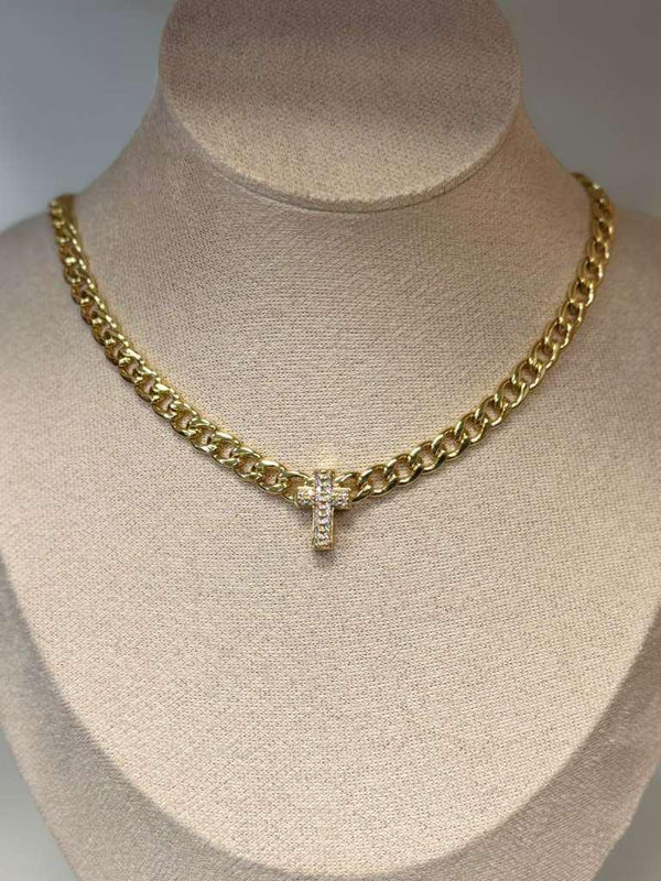 C2094 Mini cruz choker