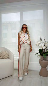 1924 Polka dot bubble vest and pants set Kiut