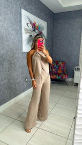 1330 Ashanti halter top and flowy pants set