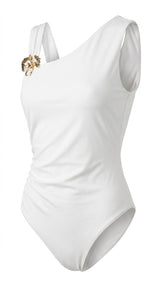 3141 Gold detail bodysuit