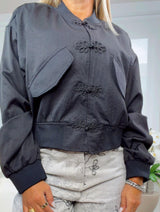 6180 Chinese style long sleeve jacket