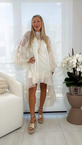 0568 Bohemian mini dress