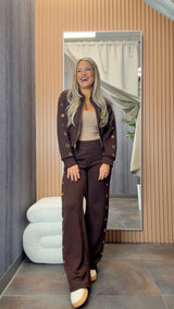 T503 Stylish sweater and pants set