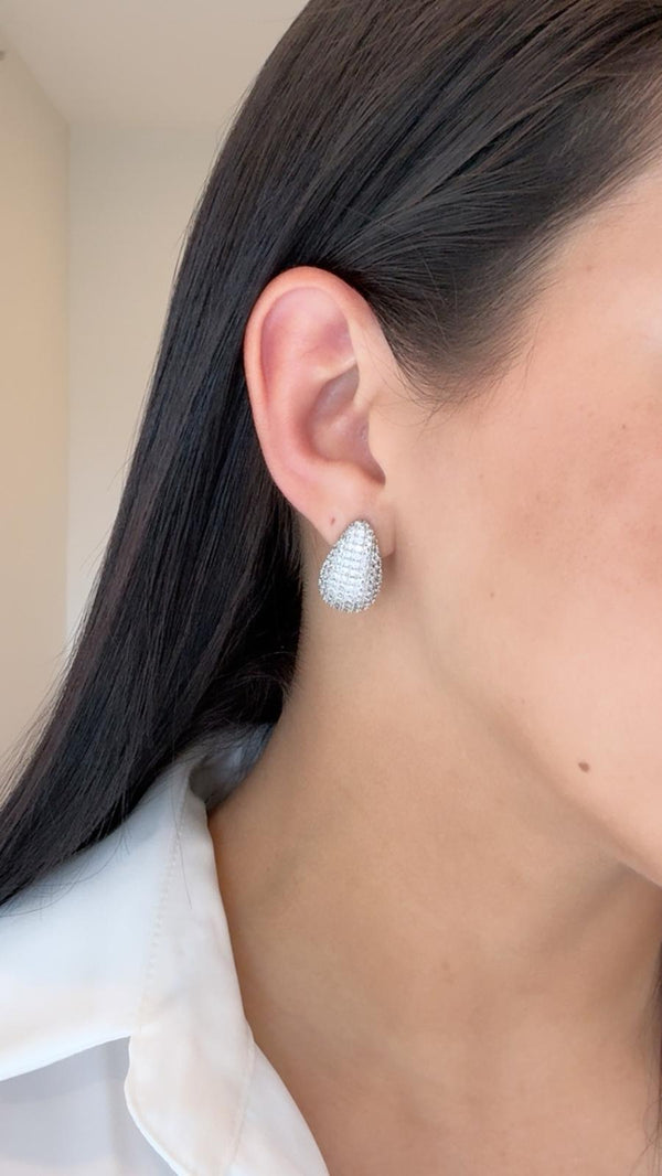 DL03 Bottega Inspo Pave earrings