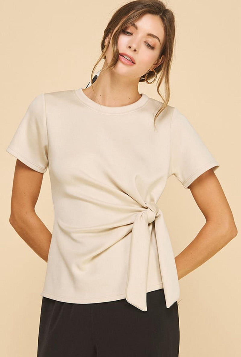 1309 Areum modal knot top