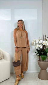 1217 Jewel top and pants set