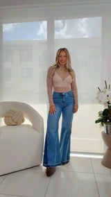 1509 Polka dot mesh top