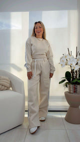 1094 Crop sweater and pants set