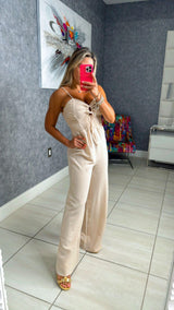 0349 Jumpsuit with hole in front
