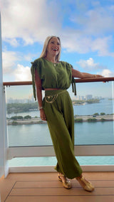 0904 Casual set solid wide leg