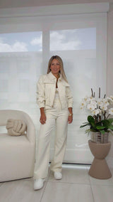 1146 Bomber Jacket and dressy pants set