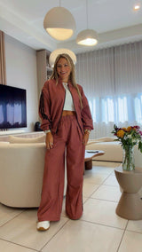 3888 Plaid sport jacket and pants set