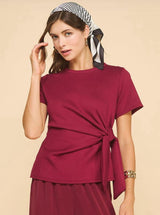1309 Areum modal knot top