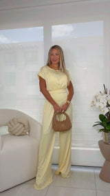 0206 Soft top and pants set