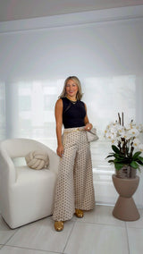 2251 Polka dot balloon pants