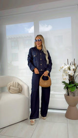 H718 Dressy jacket and pants set