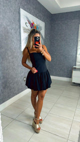 3054 Bubble mini dress