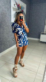 5057 Printed top and short set