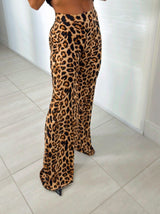1223 Animal brushed pants