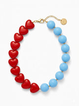 N1237 Candy Bom Mini Heart Necklace