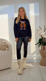 6397 Crewneck bear sweater