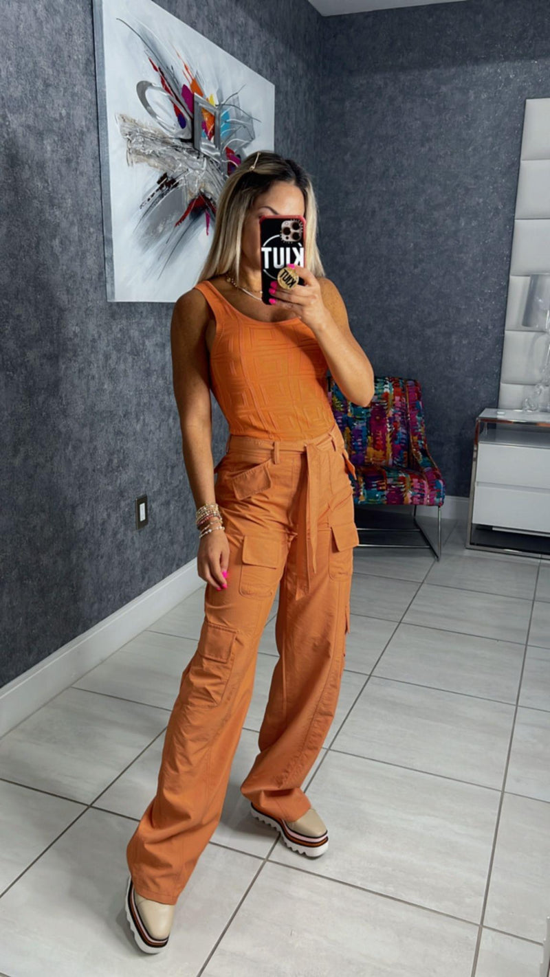 1331 Bodysuit and cargo pant set